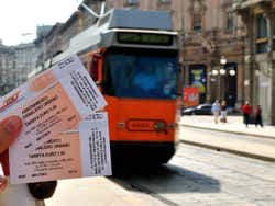 Bilhete de transporte de Milão